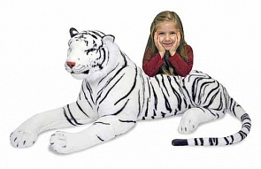 Мягкая игрушка "Белый тигр", 170 х 51 см. (Melissa & Doug, 3979_md)